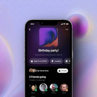 iPhone 14 media mockup created with Shots