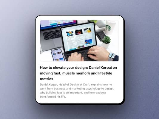 Minimal screenshot presentation with solid background
