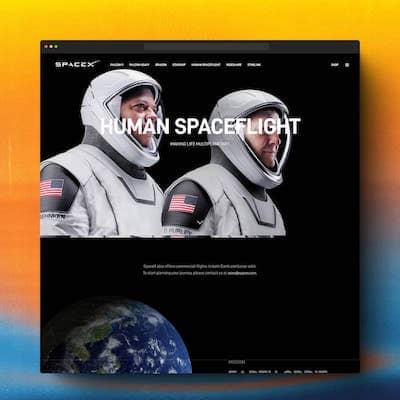 Safari browser dark mode mockup created by Shots.so